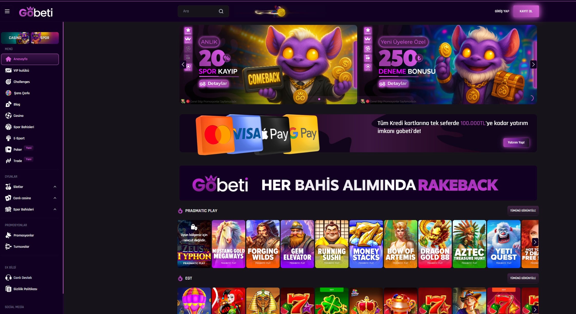 gobeti yeni adresleri